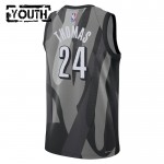 Brooklyn Nets Trikot Cam Thomas Nike 2024-25 City Edition Grau Swingman - Kinder